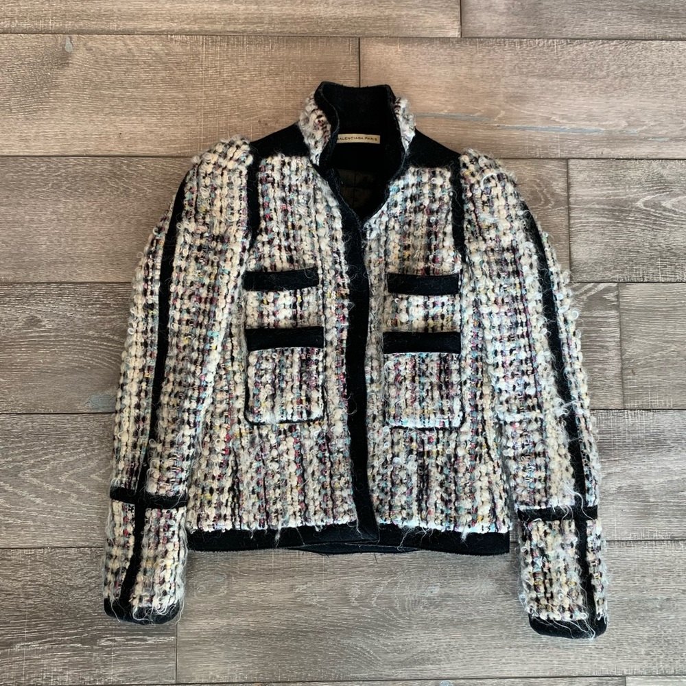 Balenciaga tweed jacket